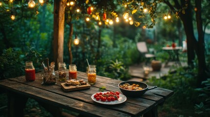 Summer Dinner Party in the Garden