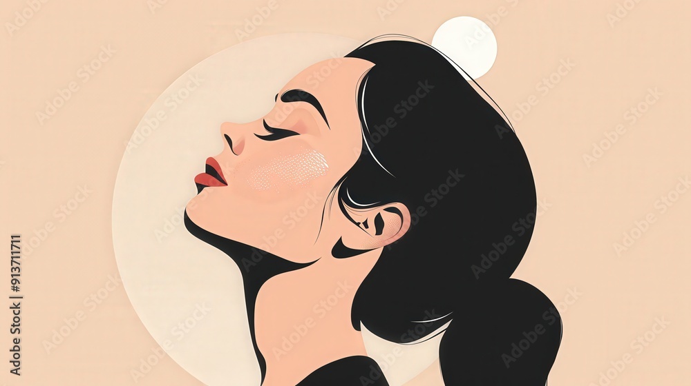 Fototapete create a modern aesthetic with minimalist vectors that focus on simplicity and elegance.