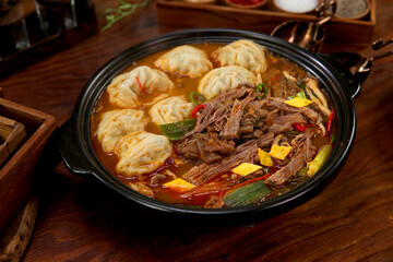 Korean Healthy Food. Korea Cuisine. Fresh Ingredients. 
