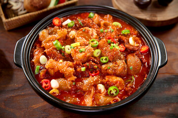 Korean Healthy Food. Korea Cuisine. Fresh Ingredients. 