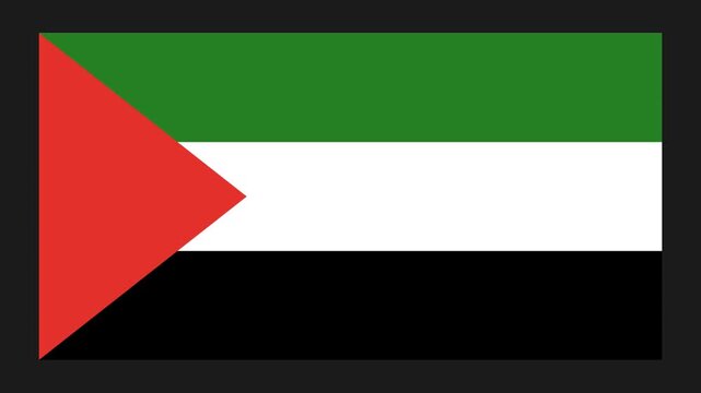 Palestinian territories Paper Folding Flag, Palestinian territories Flag, Flags Animation, Palestinian territories Banner, Celebration, Patriots, 4K Animation, Surface Texture, Background.