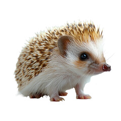 Obraz premium Cute hedgehog isolated on a transparent background for web, banner, wallpaper