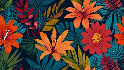 autumn leaves background - created with  Generative AI