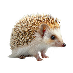 Obraz premium Cute hedgehog isolated on a transparent background for web, banner, wallpaper