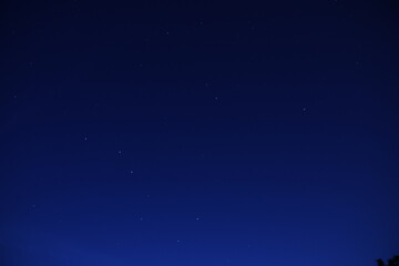 The Big Dipper constellation in the sky