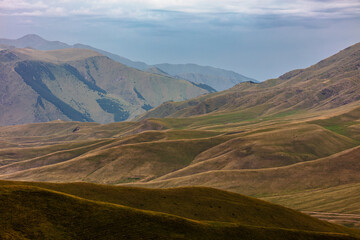 view of the mountains