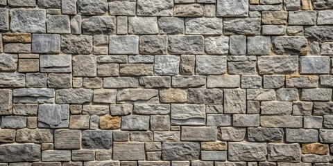Obraz premium Textured porous grey stone wall background, stone, wall, background, texture, porous, grey, rough, rugged, natural