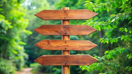 Wooden arrow signs pointing in different directions, direction, arrows, wooden, signs, pointer, guidance, choice