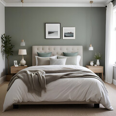 How do you create a calming bedroom environment?