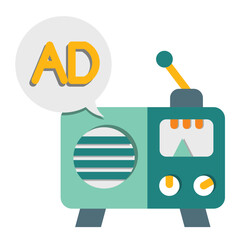 Radio Advertising Icon