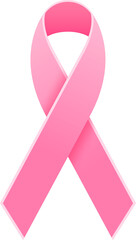 Pink ribbon symbol breast cancer