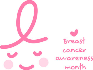 Vector breast cancer awareness month badge 