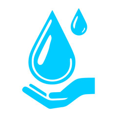 save water drop icon