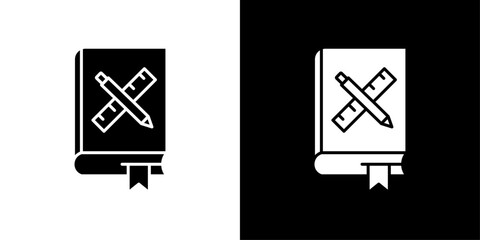 Brand guidelines icon Flat vector set outline