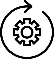 Gear progress icon