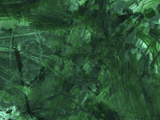 Green abstract texture. Background green art. Sea and ocean in depth