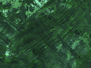 Green abstract texture. Background green art. Sea and ocean in depth