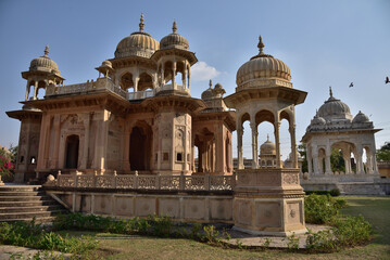 Royal Gaitor Tumbas is the most famous landmark in Jaipur, India