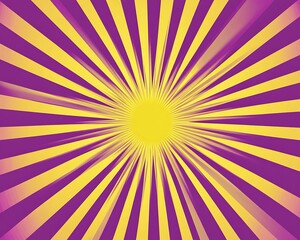 Obraz premium yellow and purple Sunburst background 