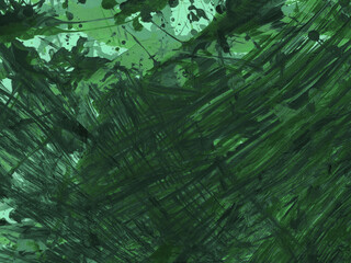 Green abstract texture. Background green art. Sea and ocean in depth