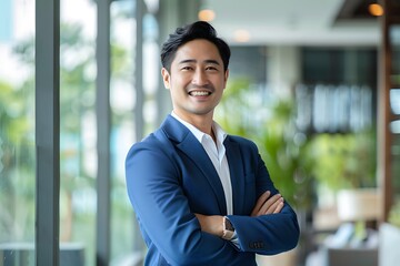 Confident Businessman Smiling Portrait