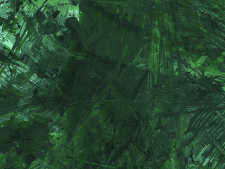 Green abstract texture. Background green art. Sea and ocean in depth