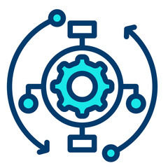 Obraz premium Process Automation Icon