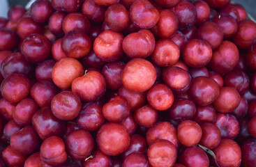 red apples background