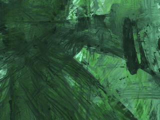 Green abstract texture. Background green art. Sea and ocean in depth