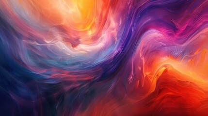 Abstract Colorful Swirls