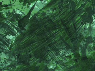 Green abstract texture. Background green art. Sea and ocean in depth