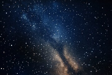 Fireworks with blur milky way background with copy-space with generative ai