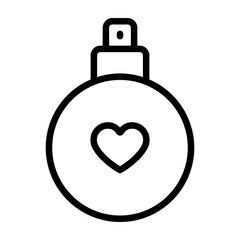Perfume Vector Line Icon Design