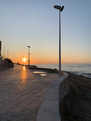 Obraz premium Un amenecer en Calpe, España