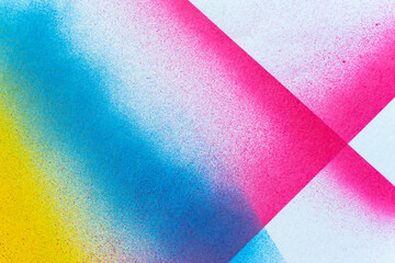 カラフルな色のスプレー塗料で塗った背景