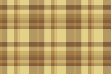 Grand pattern tartan check, lady texture plaid seamless. Chequered vector background fabric textile in amber and orange colors.