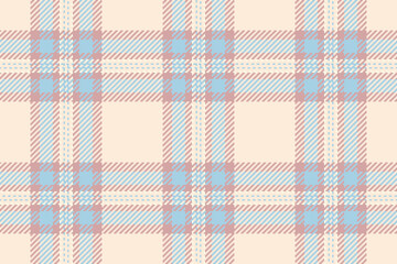 Pattern vector fabric of textile check seamless with a tartan background plaid texture.