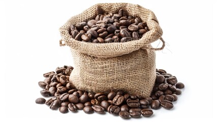Fototapeta premium Bag with coffee beans