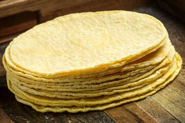 4K image of Homemade Flour Tortillas from Above: Crafting Perfect Tortillas in Your Kitchen