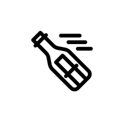 letter inside bottle