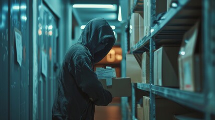 Robber Disguised as Delivery Person Infiltrating Corporate Office for Theft