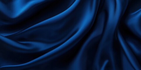Obraz premium Abstract Blue Silk Fabric Texture