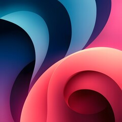 Creative flow of line art background, featuring a colorful wave motion. Generative Ai