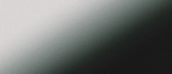 Grainy gradient background, gray black white monochrome abstract noise texture banner backdrop design