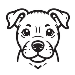 cartoon animal illustration for children's coloring book