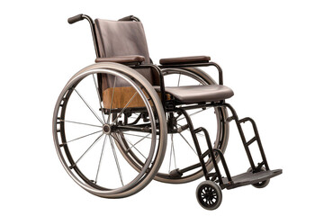 Fototapeta premium Wheelchair on transparent background