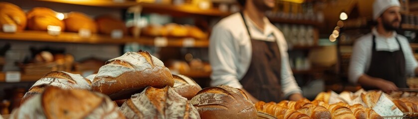 Locals enjoying artisanal bread from boulangeries, food, tradition