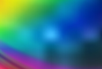 Light Multicolor vector blurred pattern.