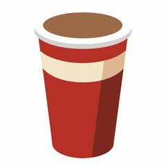 Coffee cup logo icon vector illustration.