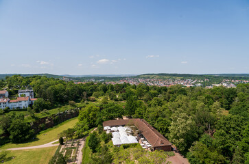 Fototapeta premium Nature Park and Garden; Höhenpark Killesberg in Stuttgart